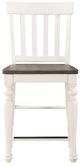 Steve Silver Co.® Joanna 5-Piece Ivory/Mocha Drop-Leaf Counter Dining Set-4