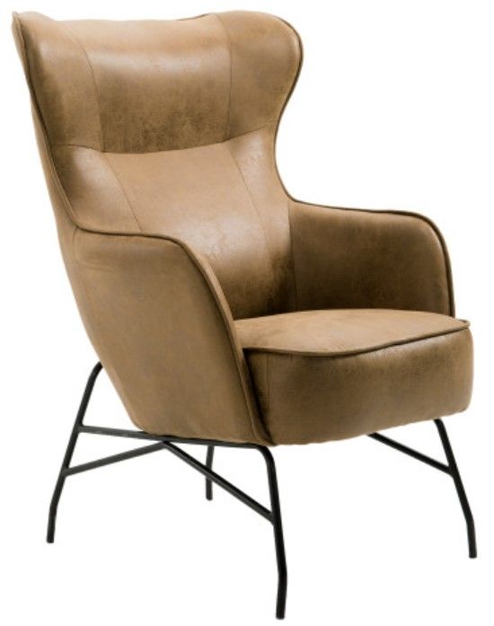 Emerald Home Franky Saddle Accent Chair-0