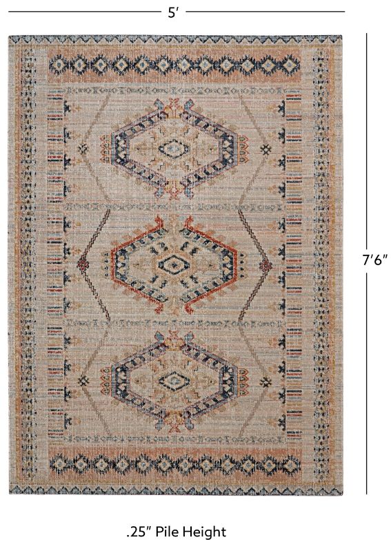 Linon Great Zero Lana 5'x8' Area Rug-2