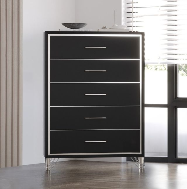 New Classic® Home Furnishings Ava Ebony Chest-2