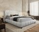 IFDC Beige/Creme Queen Arched Platform Bed-1
