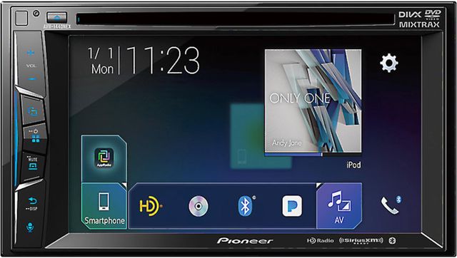 Pioneer Multimedia DVD Receiver with 6.2" WVGA Display-0