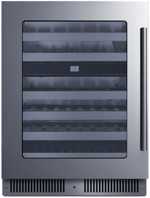 Summit® 24" Stainless Steel Built-In Wine Cooler-0