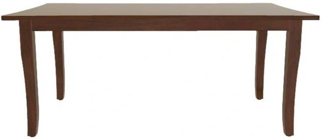 Mavin Customizable 42" x 60" Concave Extendable Dining Table with 12" Leaf-1