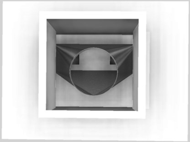 Vent-A-Hood® 36" White Contemporary Island Range Hood-1