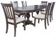 Jofran Inc. Brentwood Arbor Oak 102" Double Pedestal Dining Table-0