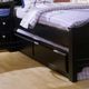 Vaughan-Bassett Cottage Black Trundle Unit-1