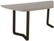 Porter International Designs Nest White Dining Table with black Metal Frame -2