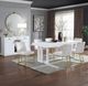 ACME Furniture Zazie 2-Piece Gold/White Dining Side Chair Set-1