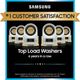 Samsung 7500 5.4 Cu. Ft. Brushed Black Top Load Washer-1