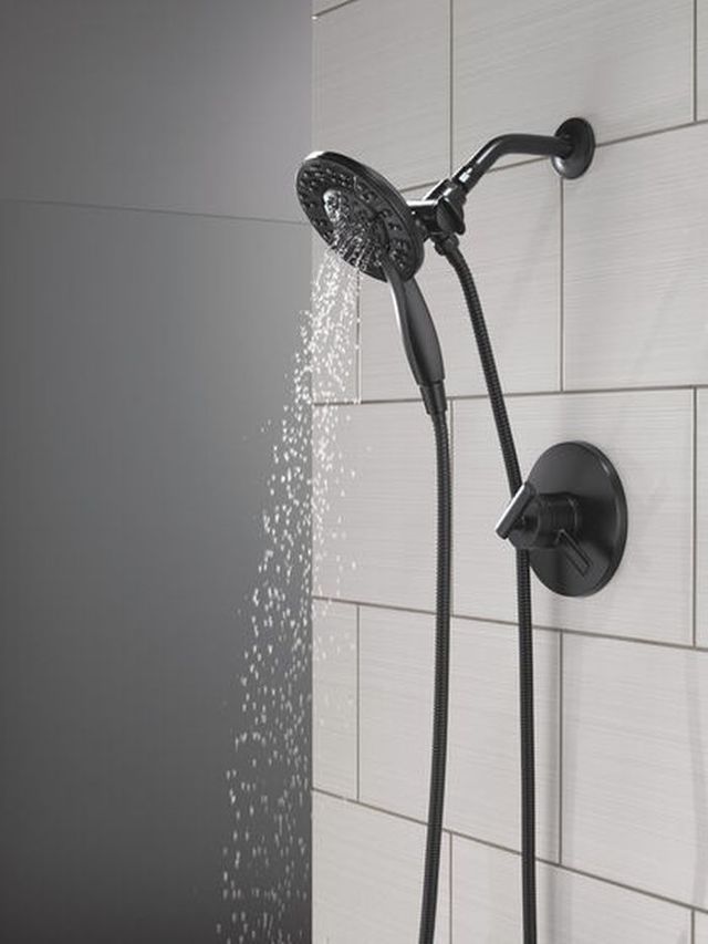 Delta Altado™ Monitor® 17 Series Matte Black Shower Trim with In2ition®-1