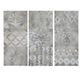 Olliix by Madison Park Watercolor Ikat Taupe 3 Pieces Taupe Gallery Art Set-0