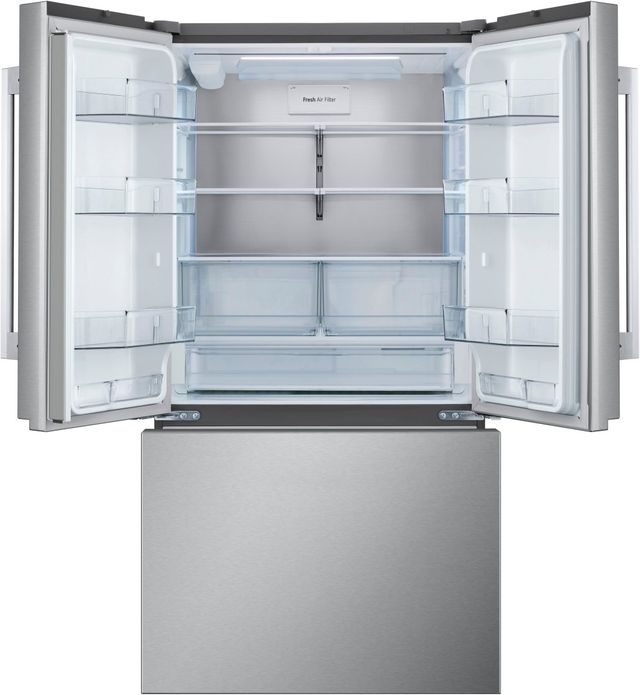 LG 36” 26.5 Cu. Ft. PrintProof™ Stainless Steel Smart Counter Depth French Door Refrigerator-1