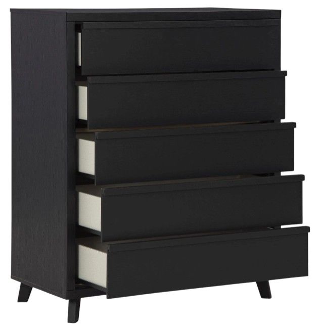 Signature Design by Ashley® Danziar Matte Black Chest of Drawers-2