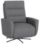Elran Customizable M0062 Power Fabric Recliner-0