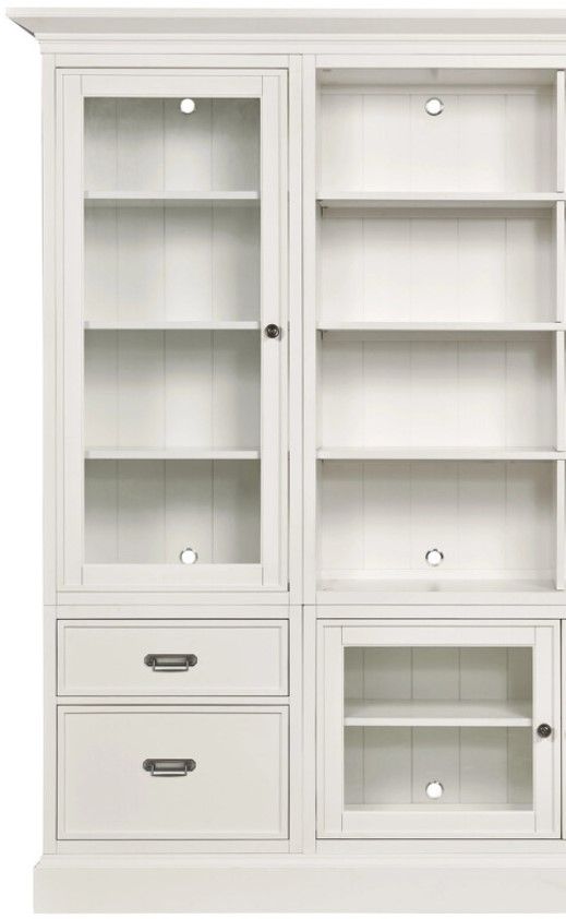 Hammary® Structures White Triple Multi Use Storage Unit-1