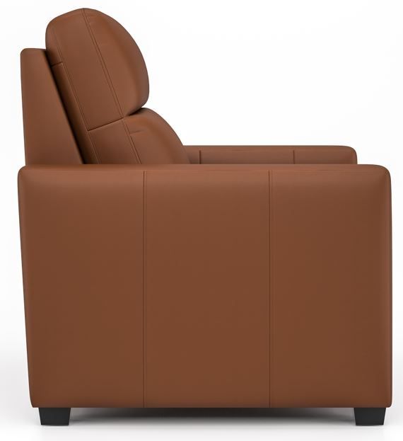 Flexsteel® Broadway Cinnamon Power Recliner with Power Headrest-4