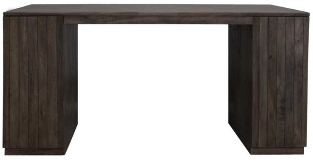 International Furniture Direct Dark Mezquite Stained Dark Kitchen Island-2