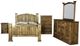 Vintage Furniture Mansion Wax King Panel Bed-1