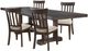 Steve Silver Co. Napa 5-Piece Dusky Cedar/White Dining Set-0