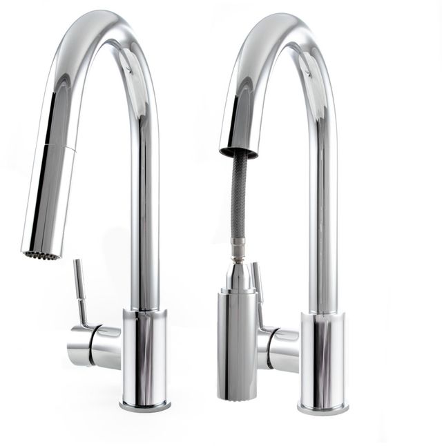 ZLINE Arthur Chrome Pull Down Single Handle Kitchen Faucet-4