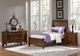 Vaughan-Bassett Bonanza Cherry Twin Sleigh Bed-3