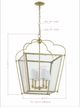 Forty West Covington Gold Pendant -1