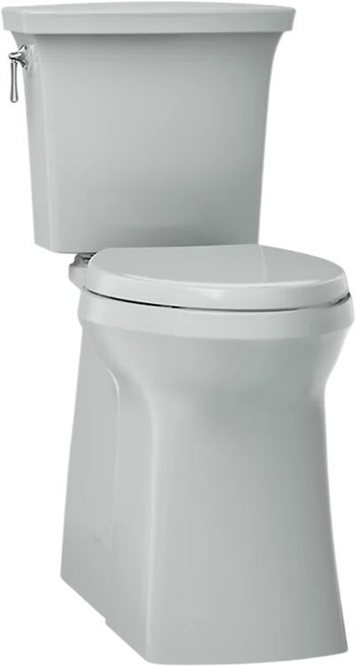 KOHLER® Corbelle® Ice Gray Tall 2-Piece Elongated Toilet with Skirted Trapway, 1.28 Gpf-0