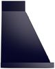 Ilve® Nostalgie II Noblesse 36" Midnight Blue Wall Mounted Range Hood with Burnished Trim-2