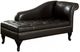 Furniture of America® Lakeport Black Chaise-0