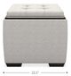 La-Z-Boy® Leo Linen Storage Ottoman-4