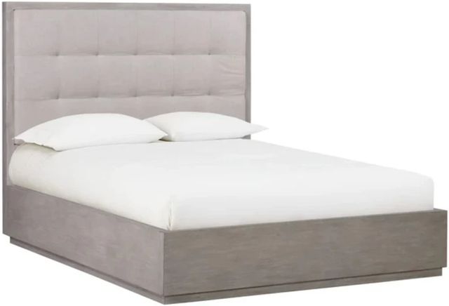 Modus Furniture Oxford Mineral Queen Upholstered Platform Bed-0