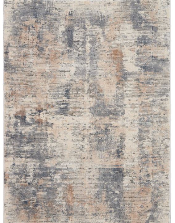 Nourison Home™ Rustic Textures Beige Gray 5'x7' Style 23 Area Rug-0