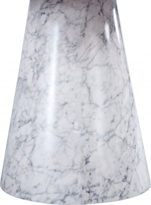 Meridian Furniture Omni White Faux Marble Dining Table-1