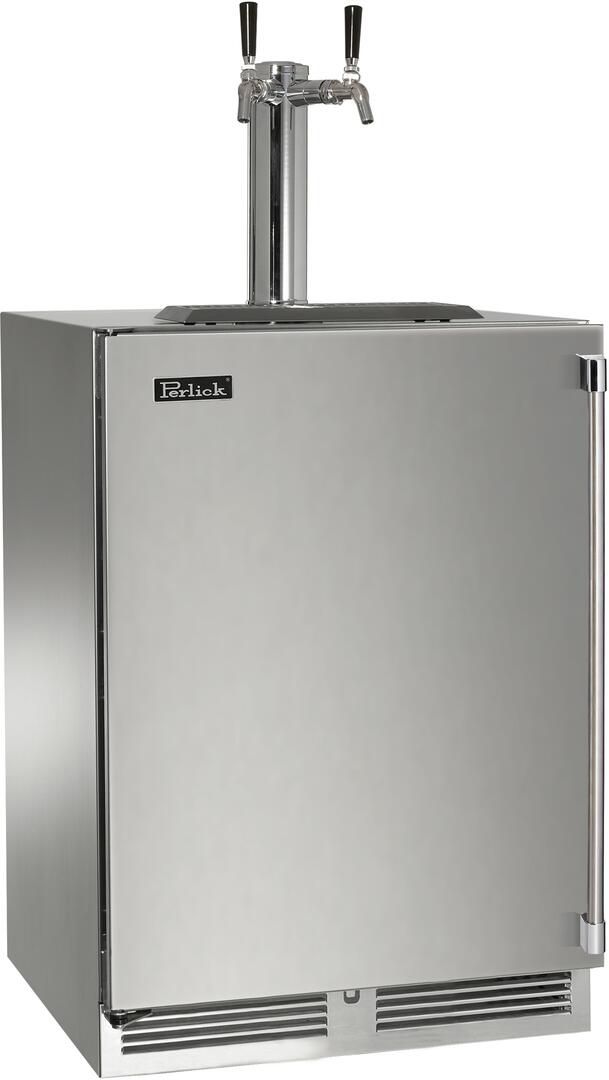 Perlick® Signature Series 24" Stainless Steel Kegerator -0