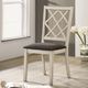 Furniture of America® Haleigh 2-Piece Antique White/Gray Side Chair Set-4