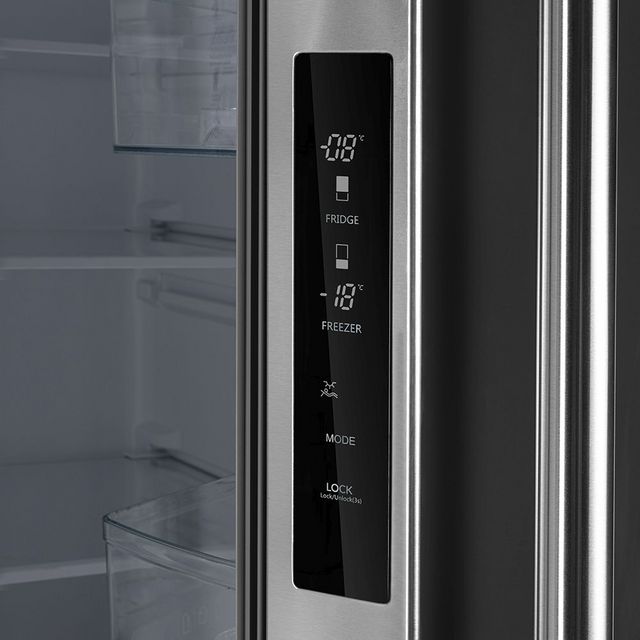 FORNO® 34 in. 17.5 Cu. Ft. Stainless Steel French Door Refrigerator-4