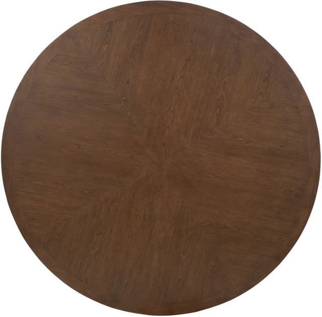 Flexsteel® Bellevue Whiskey Brown Round Dining Table-3
