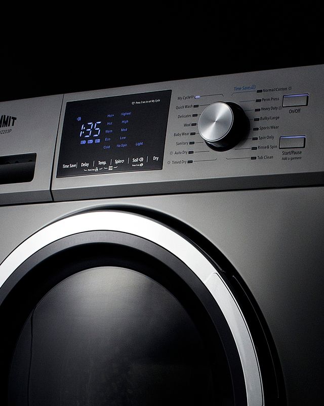 Summit® 2.7 Cu. Ft. Platinum Front Load Washer/Dryer Combo-3