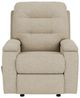 Flexsteel® Kerrie Brown Truffle Swivel Gliding Recliner-1