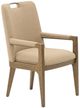 Michael Amini® Portrait Sienna Brown Dining Arm Chair-0