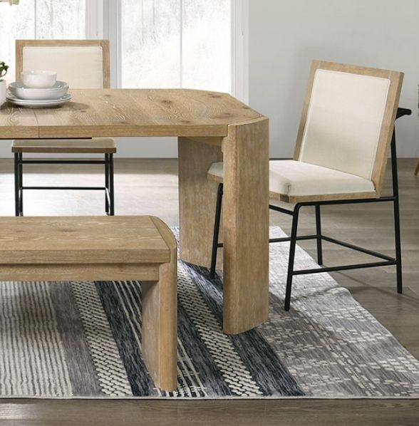 Furniture of America® Edenbridge 7-Piece Oak Dining Table Set-1