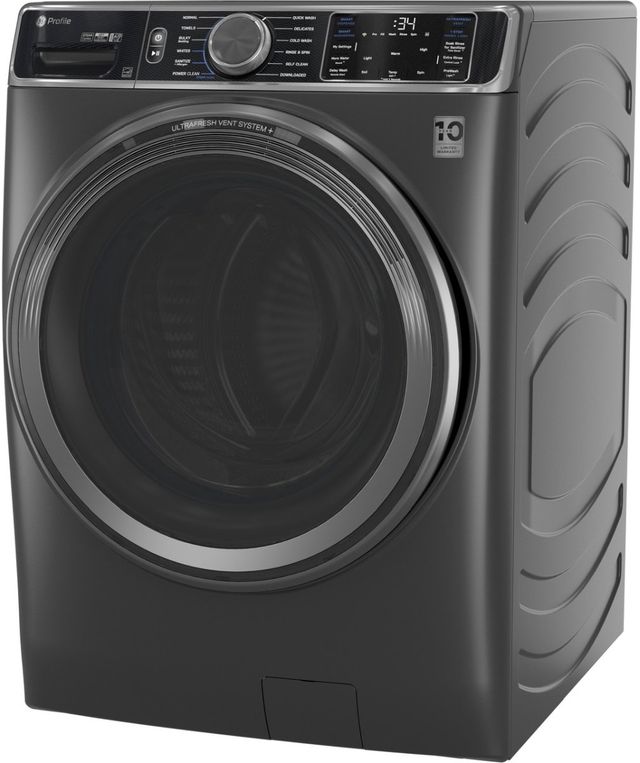 GE Profile™ 5.5 Cu Ft. Carbon Graphite Front Load Washer-3