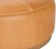 Four Hands Sinclair Palermo Butterscotch Leather Large Round Ottoman-3