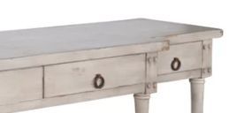 StyleCraft Wilshire Distressed Light Gray Breakfront Longboard -1