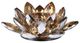 A & B Home Gold Large Lotus Candle Holder-1