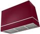 AGA Loge 48" Cranberry Wall Mounted Range Hood  with Polished Chrome Trim-0