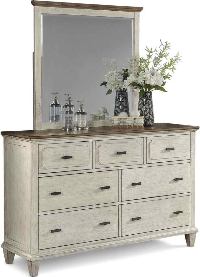 Flexsteel® Newport White Mirror-1