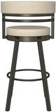 Amisco Ronny Harley/Pebble Swivel Bar Stool-3