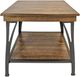 Intercon District Cool Copper End Table with Black Base-1